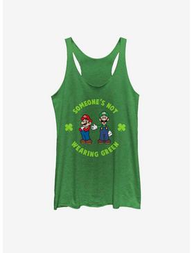 Nintendo Mario Luigi Wear Green Womens Tank Top, , hi-res
