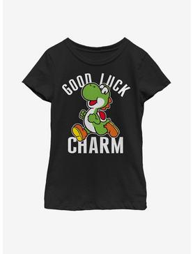 Nintendo Mario Yoshi Good Luck Charm Youth Girls T-Shirt, , hi-res