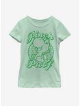 Nintendo Mario Pinch Proof Yoshi Youth Girls T-Shirt, MINT, hi-res