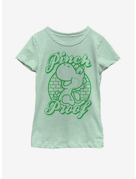 Nintendo Mario Pinch Proof Yoshi Youth Girls T-Shirt, , hi-res