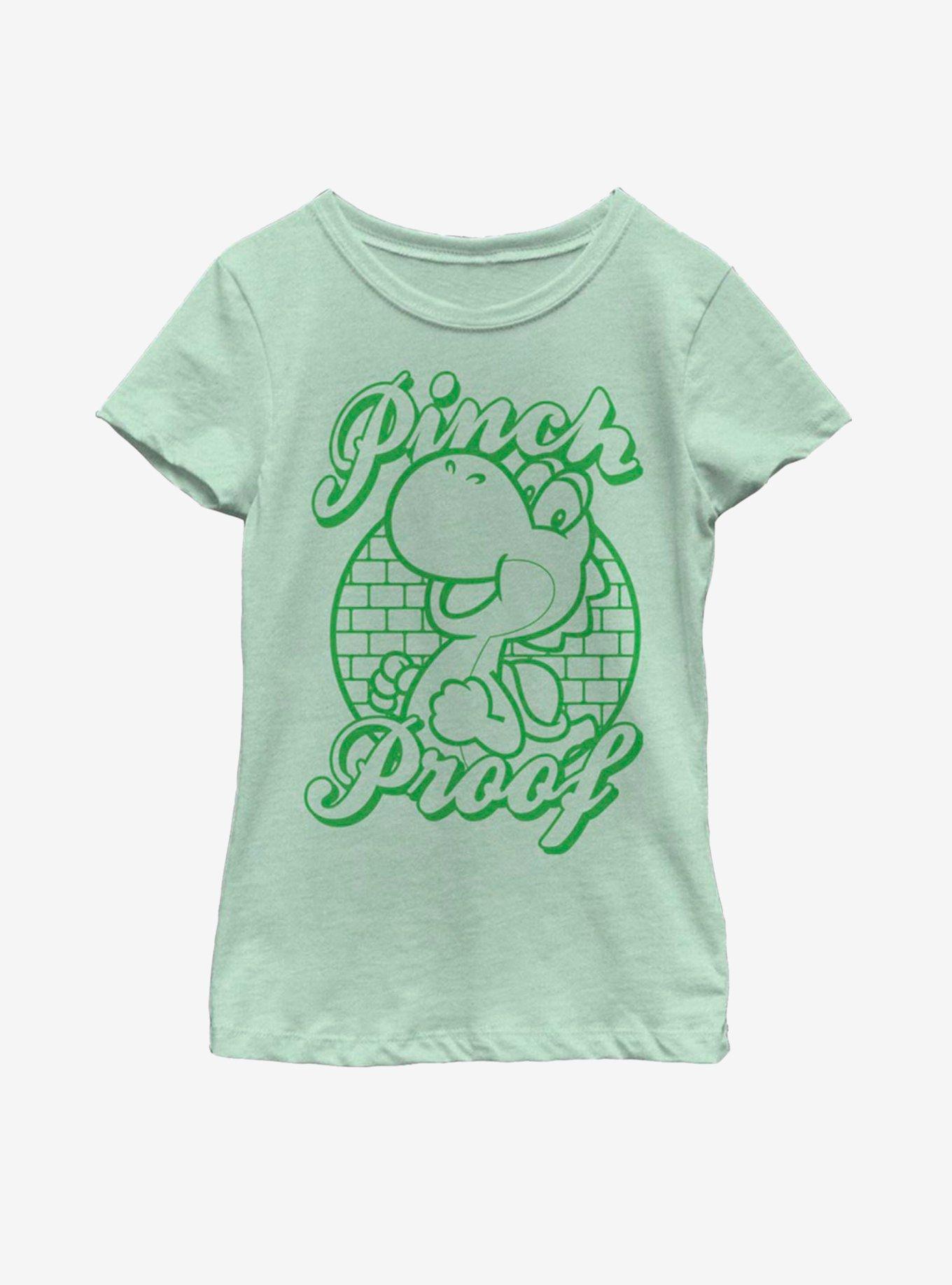 Nintendo Mario Pinch Proof Yoshi Youth Girls T-Shirt, , hi-res