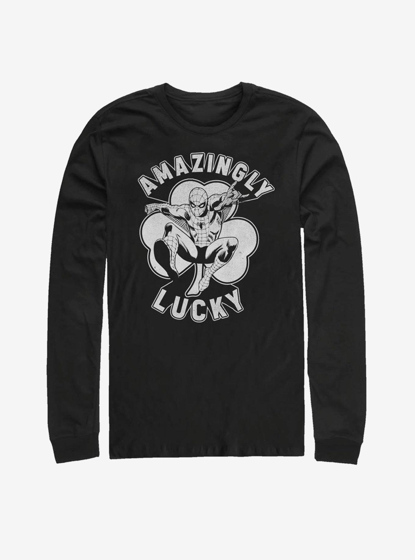 Marvel Spider-Man Lucky Spidey Long-Sleeve T-Shirt, , hi-res
