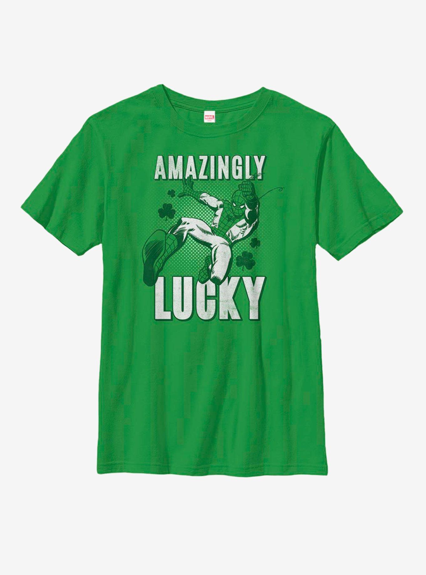 Marvel Spider-Man Amazingly Lucky Youth T-Shirt, , hi-res