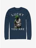 Star Wars Lucky Yoda Long-Sleeve T-Shirt, NAVY, hi-res
