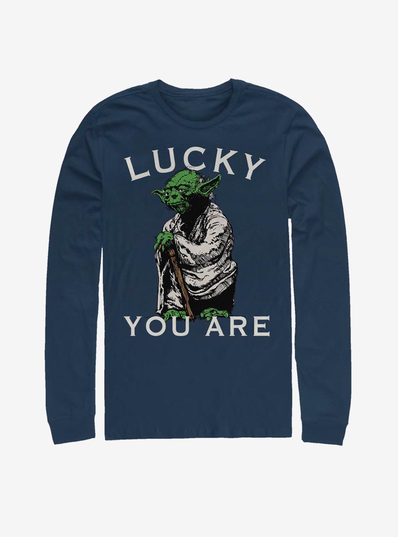 Star Wars Lucky Yoda Long-Sleeve T-Shirt, , hi-res