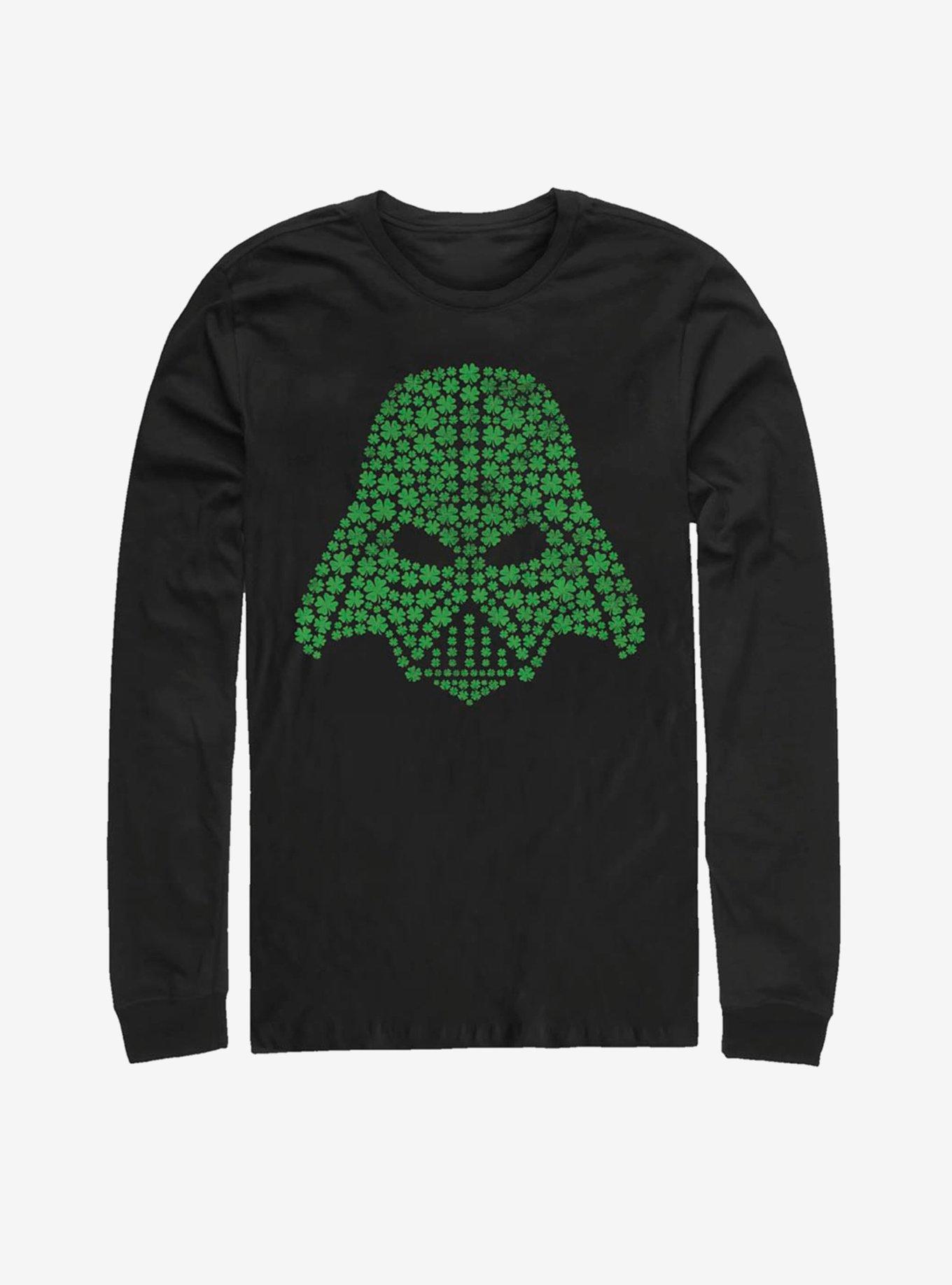 Star Wars Sith Vader Helmet Clovers Long-Sleeve T-Shirt, , hi-res