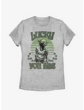 Star Wars Lucky Is Yoda Womens T-Shirt, , hi-res