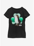 Star Wars Porg Clover Youth Girls T-Shirt, BLACK, hi-res