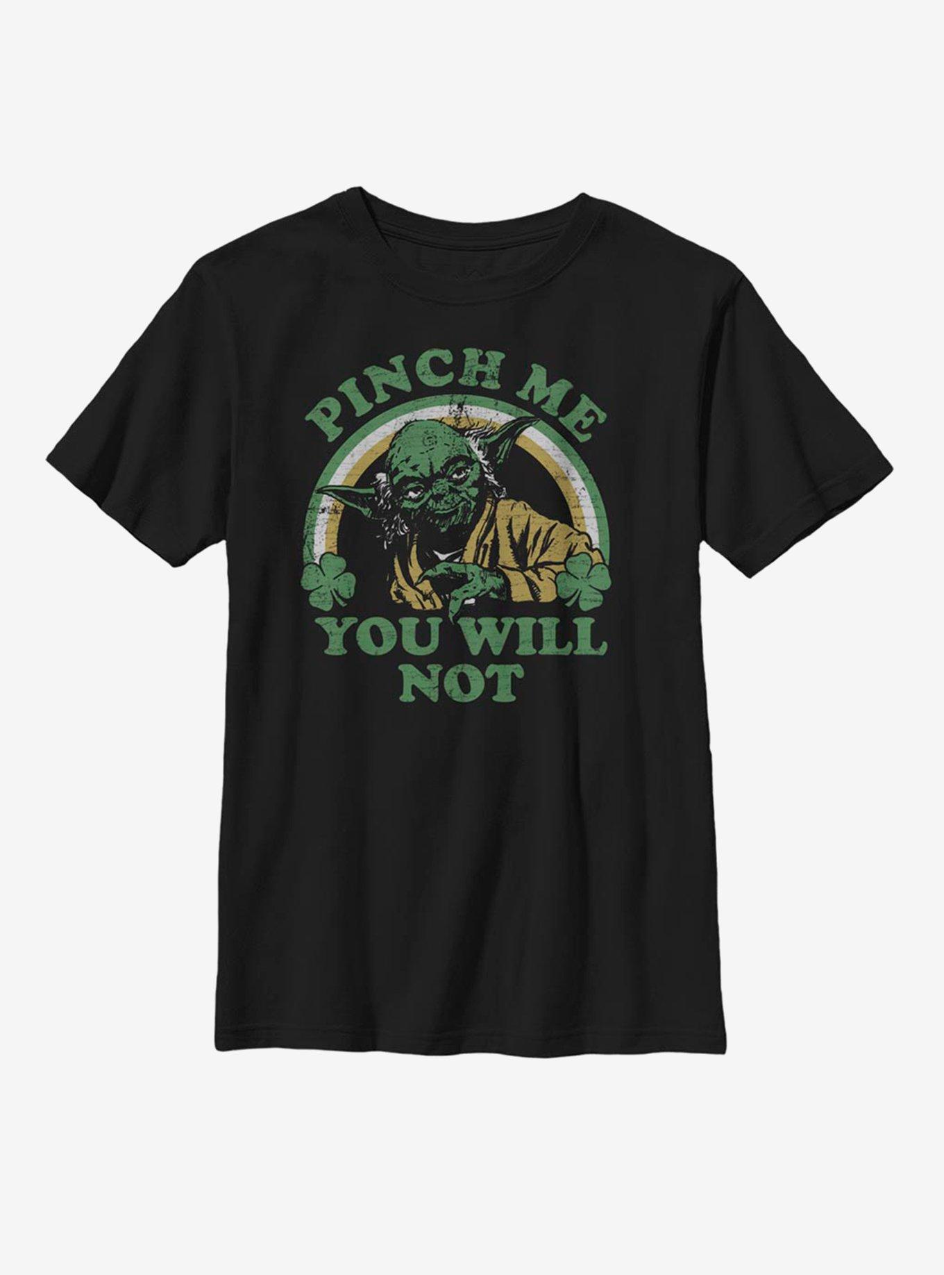 Star Wars Yoda Pinch Me You Will Not Youth T-Shirt, , hi-res