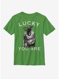 Star Wars Lucky Yoda Youth T-Shirt, KELLY, hi-res