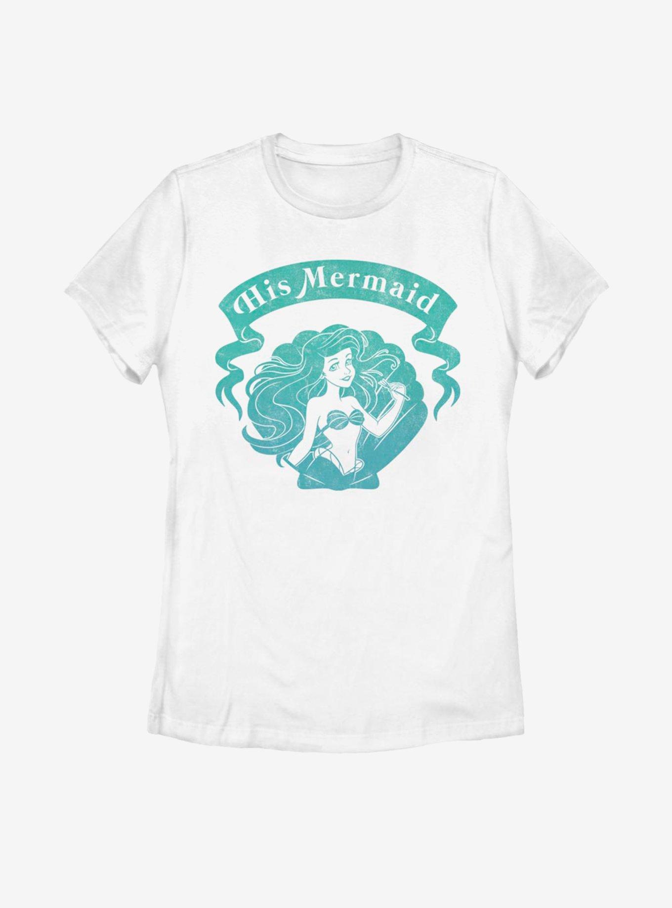 Disney The Little Mermaid His Mermaid Womens T-Shirt