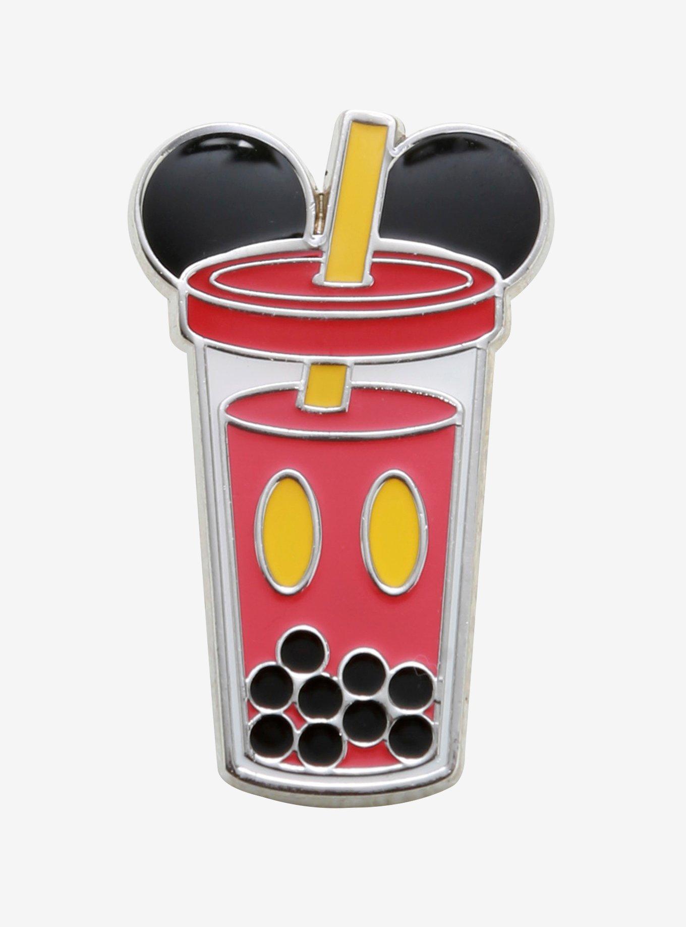 Loungefly Disney Mickey Mouse Boba Cup Enamel Pin - BoxLunch Exclusive, , hi-res