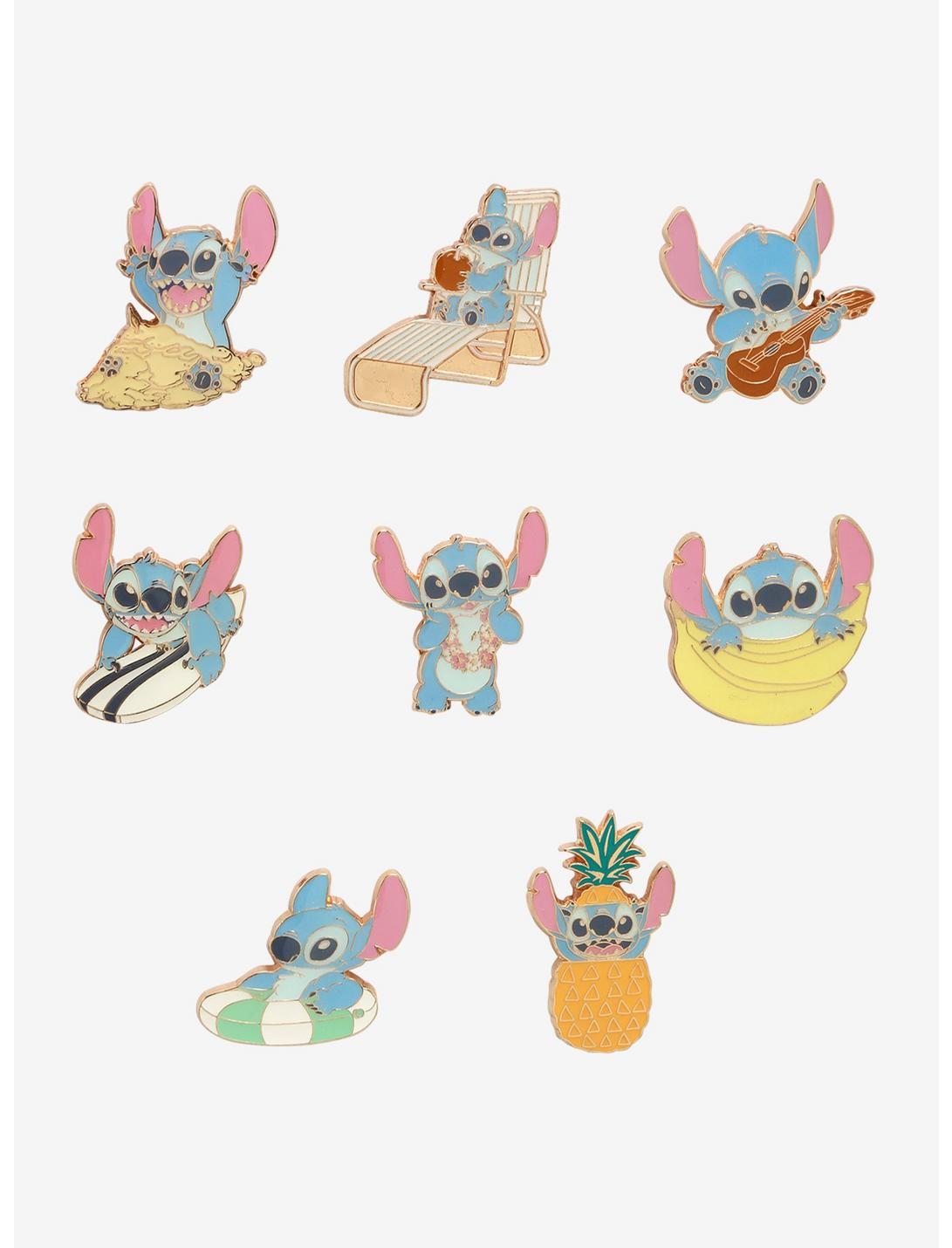 Loungefly Disney Lilo & Stitch Summer Blind Box Enamel Pin - BoxLunch Exclusive, , hi-res
