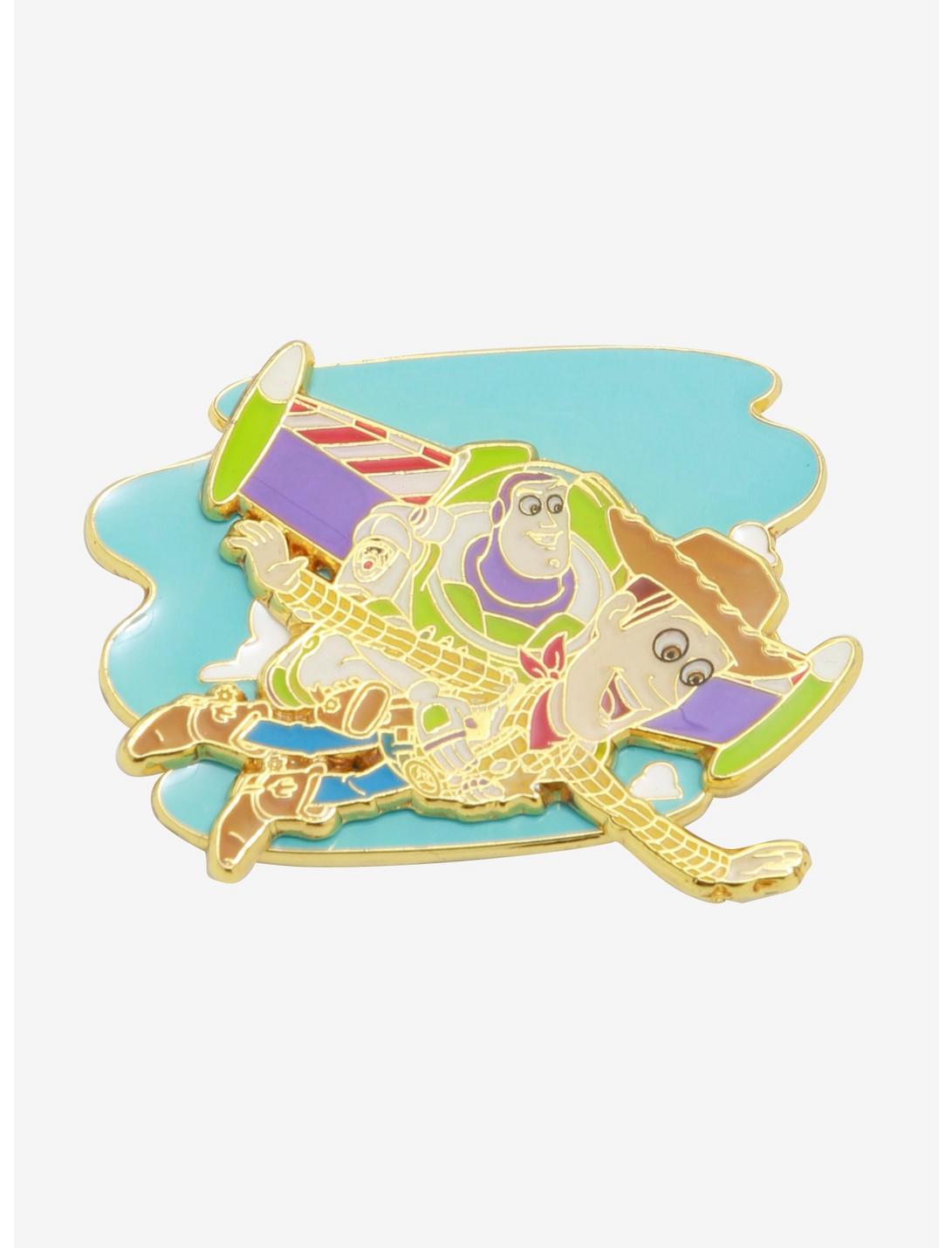Loungefly Disney Pixar Toy Story Woody & Buzz Layered Enamel Pin - BoxLunch Exclusive, , hi-res