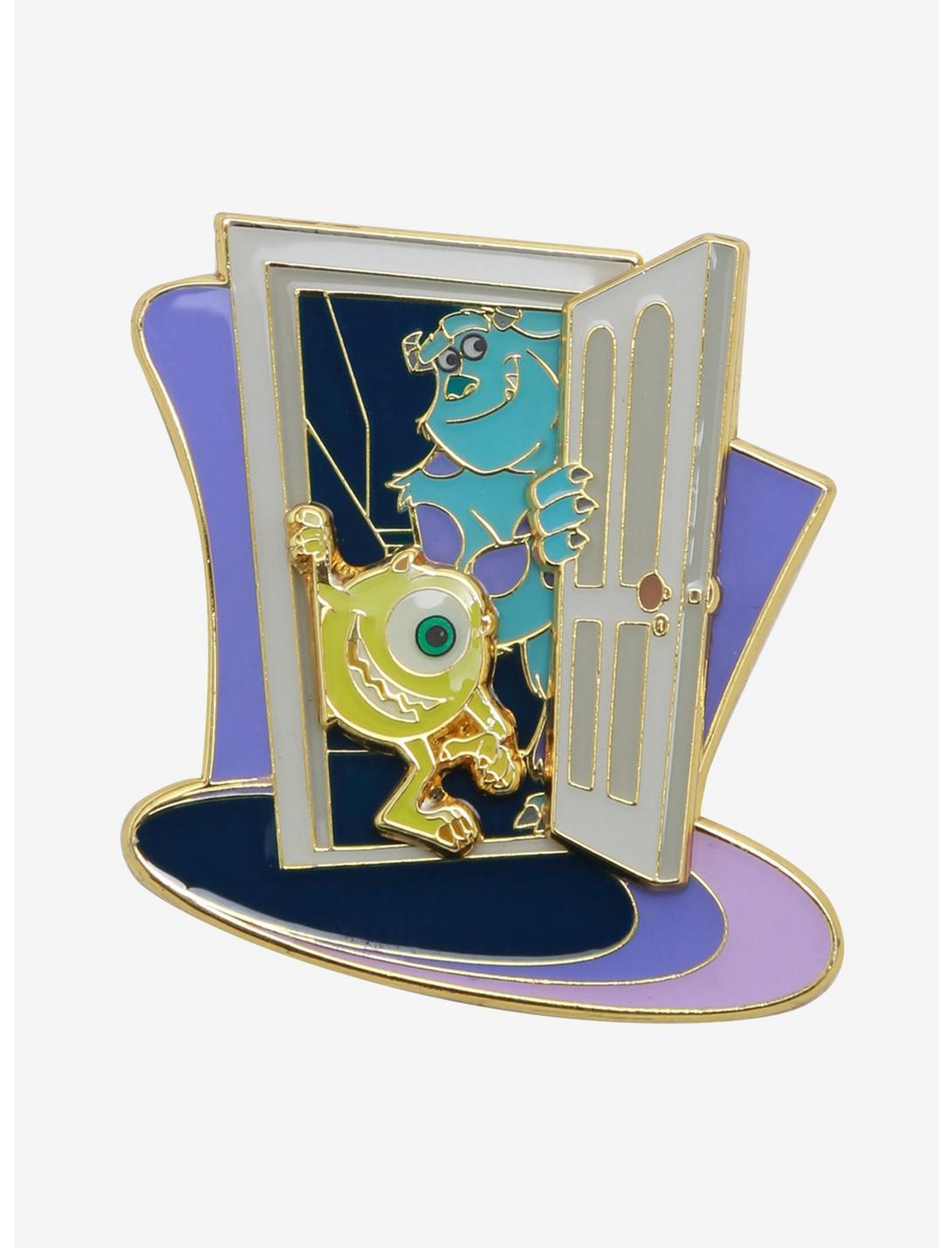 Loungefly Disney Pixar Monsters, Inc. Mike & Sulley Layered Enamel Pin - BoxLunch Exclusive, , hi-res