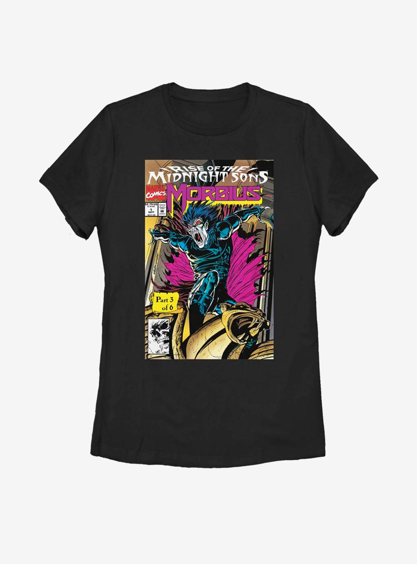Marvel Morbius Cover Womens T-Shirt, BLACK, hi-res
