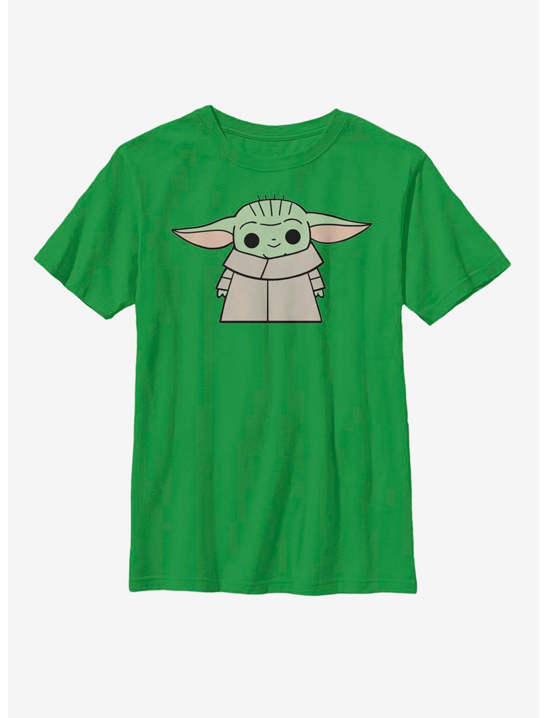Star Wars The Mandalorian The Child Smile Bright Youth T-Shirt, KELLY, hi-res