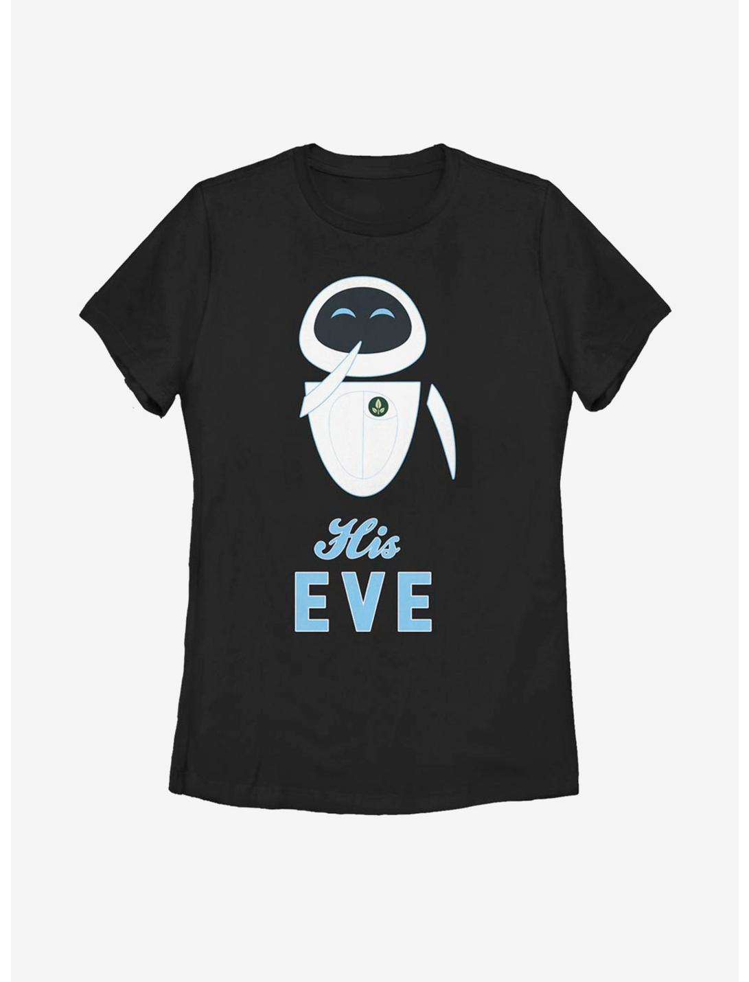 Disney Pixar WALL-E His Eve Womens T-Shirt, BLACK, hi-res
