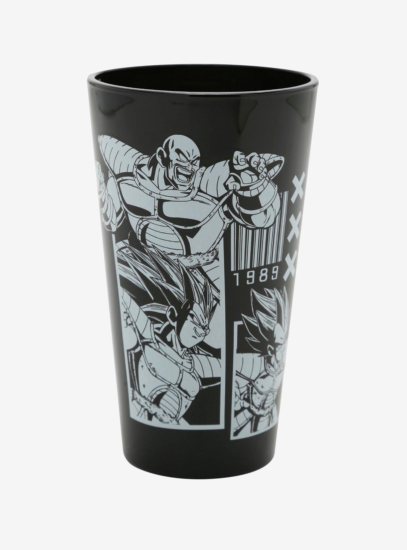 Dragon Ball Z Black & White Characters Ceramic Pint Glass, , hi-res