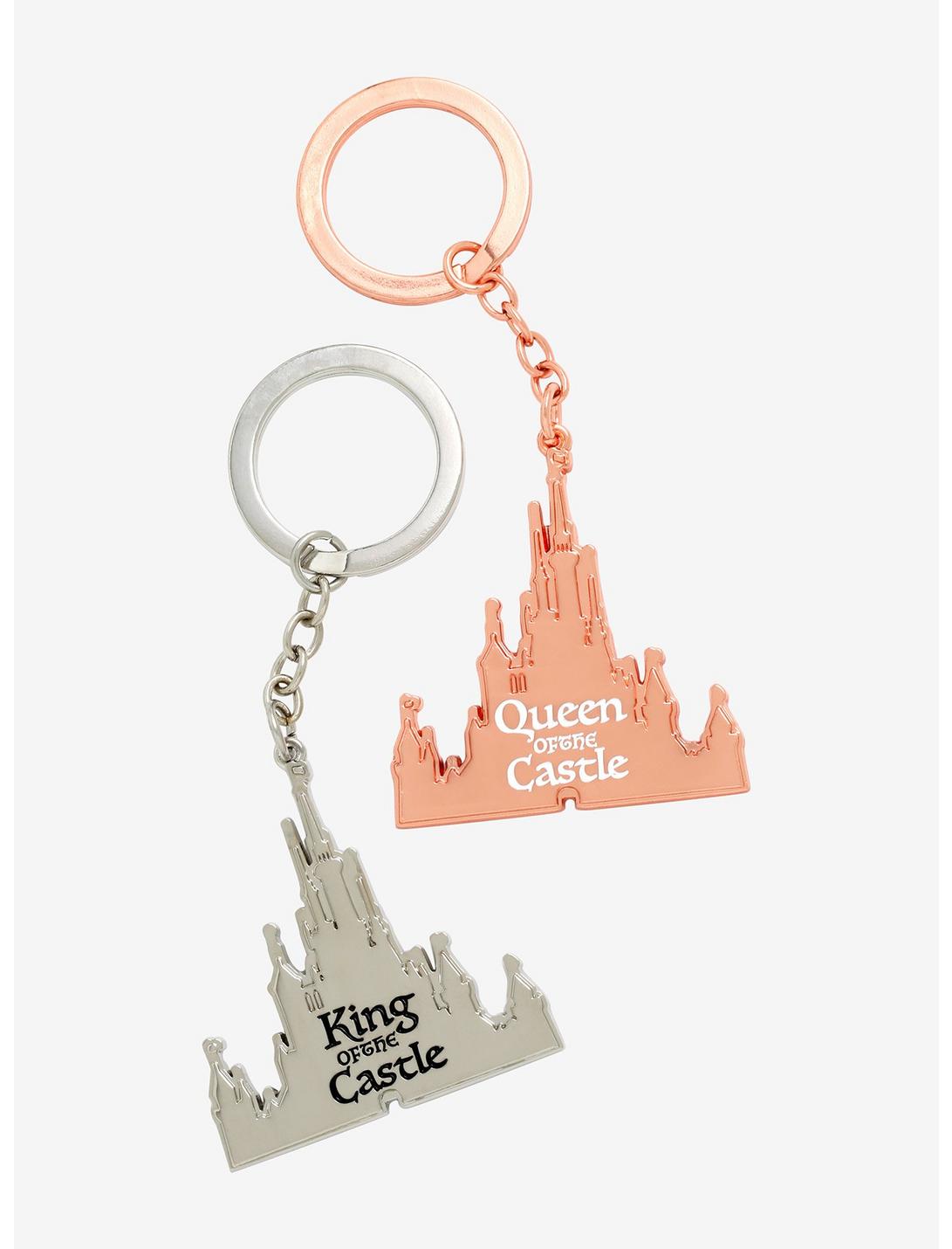 Loungefly Disney Princess King & Queen of the Castle Keychain Set - BoxLunch Exclusive, , hi-res