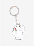 Loungefly Disney Big Hero 6 Baymax with Rose Enamel Keychain - BoxLunch Exclusive, , hi-res