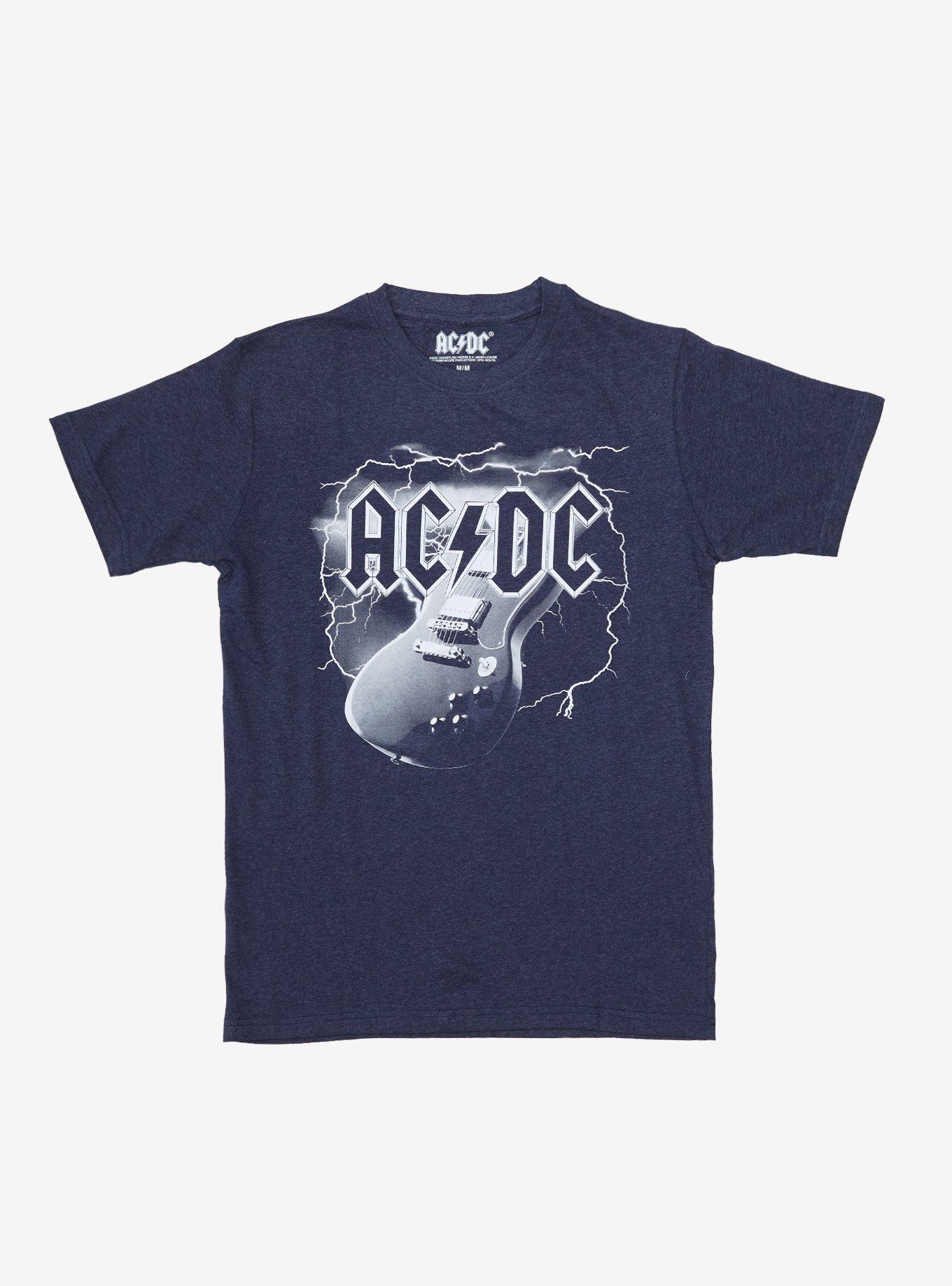 AC/DC Lightning Guitar Girls T-Shirt | Hot Topic