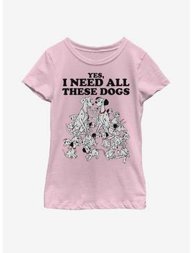 Disney 101 Dalmatians All These Dogs Youth Girls T-Shirt, , hi-res