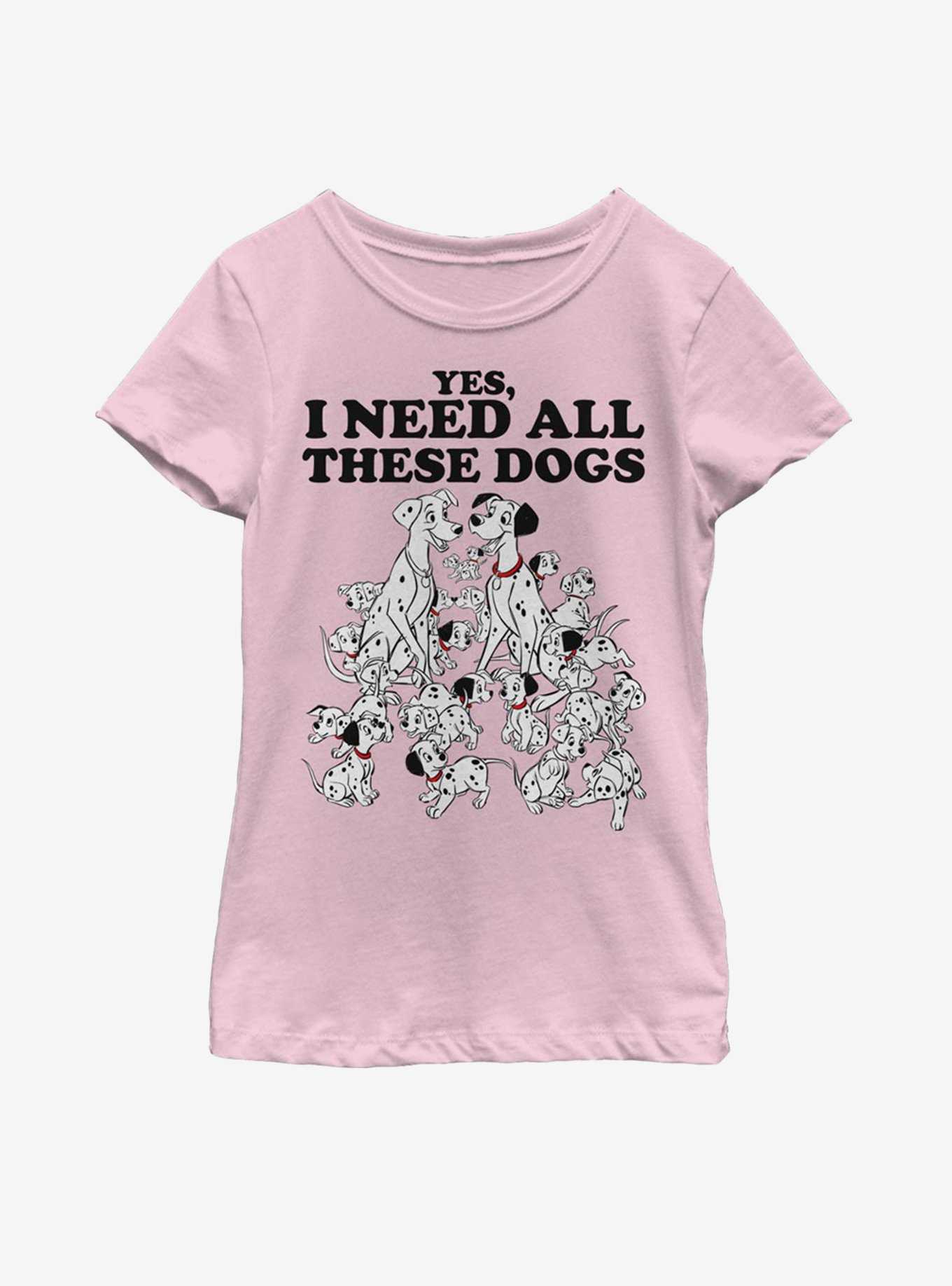 Disney 101 Dalmatians All These Dogs Youth Girls T-Shirt, , hi-res