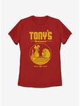 Disney Lady And The Tramp Tony's Restaurant Womens T-Shirt, RED, hi-res
