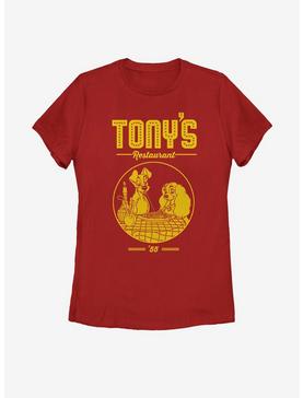 Disney Lady And The Tramp Tony's Restaurant Womens T-Shirt, , hi-res