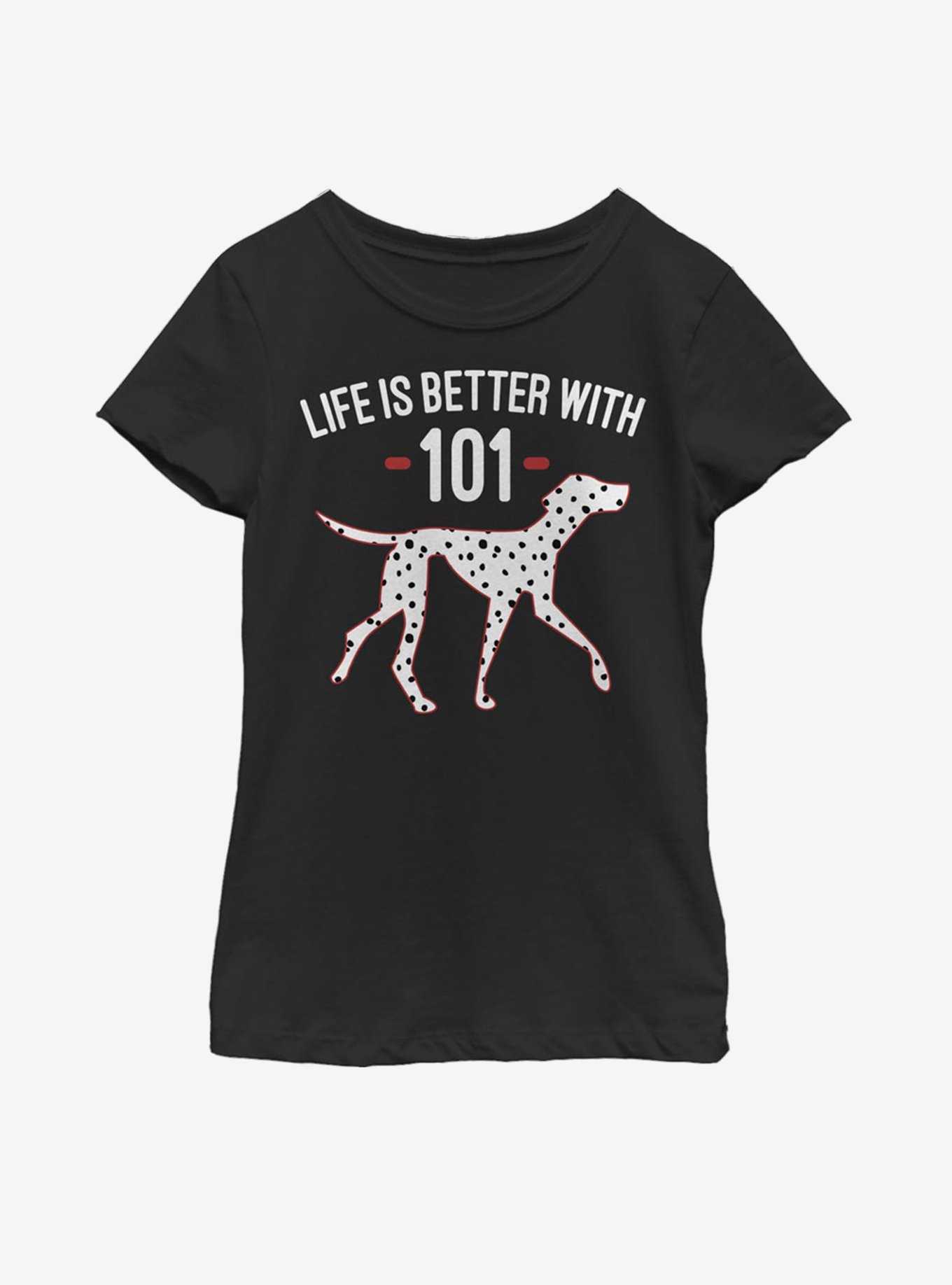 Disney 101 Dalmatians Better With Youth Girls T-Shirt, , hi-res