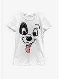Disney 101 Dalmatians Patch Big Face Youth Girls T-Shirt, WHITE, hi-res