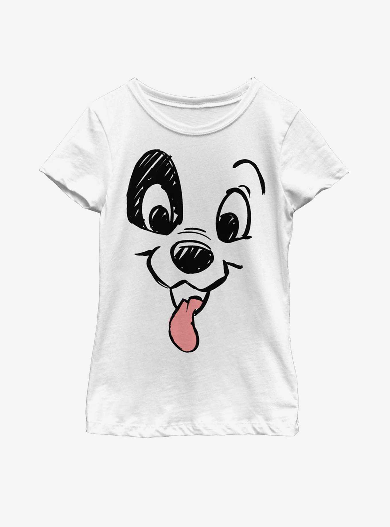 Disney 101 Dalmatians Patch Big Face Youth Girls T-Shirt, , hi-res