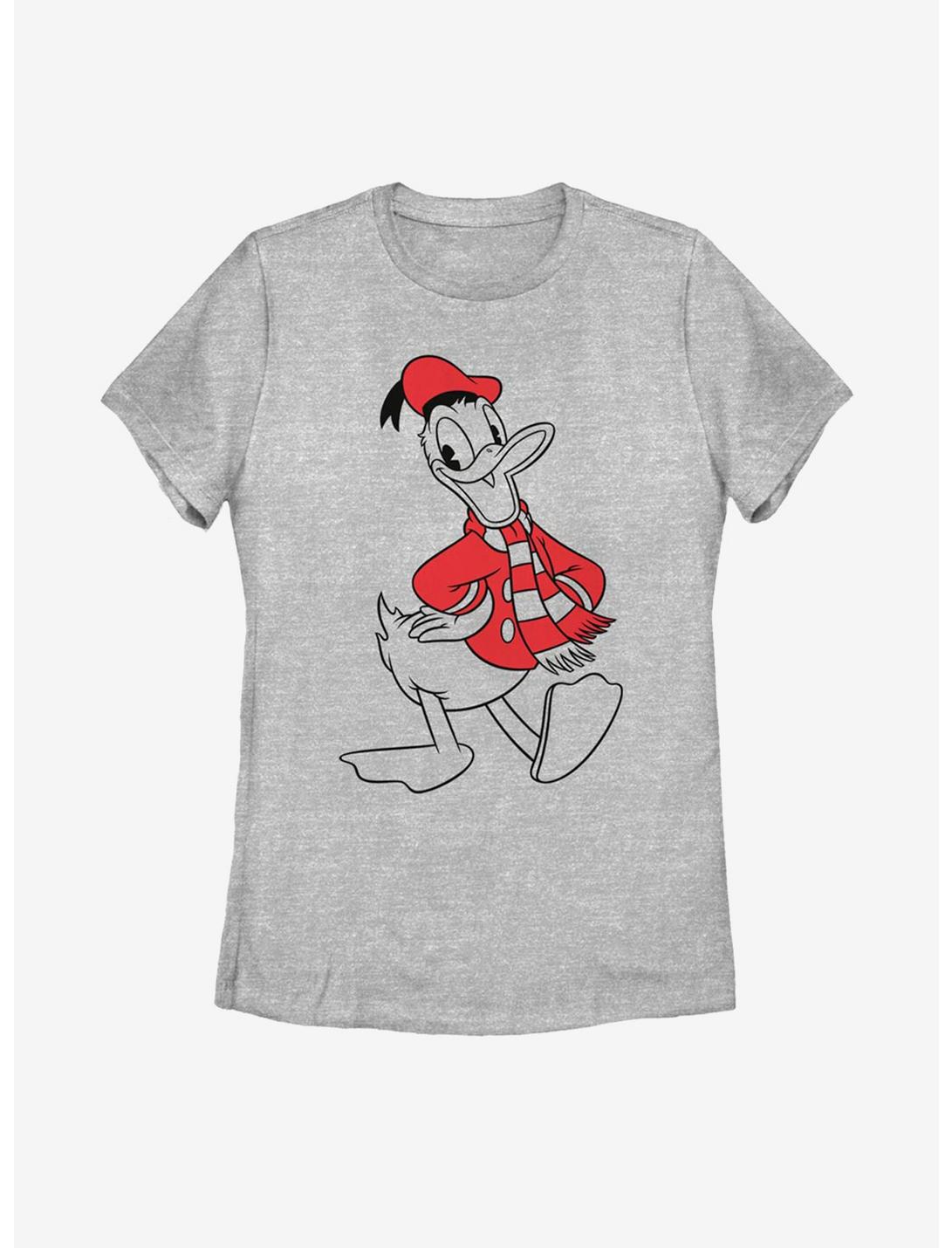 Disney Donald Duck Holiday Fill Womens T-Shirt, ATH HTR, hi-res