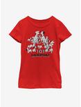 Disney 101 Dalmatians Family Youth Girls T-Shirt, RED, hi-res
