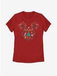 Disney Mickey Mouse Icon Ear Fill Womens T-Shirt, RED, hi-res