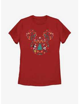 Disney Mickey Mouse Icon Ear Fill Womens T-Shirt, , hi-res