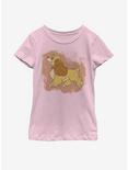 Disney Lady And The Tramp Lady Strut Youth Girls T-Shirt, PINK, hi-res