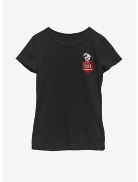 Disney 101 Dalmatians Faux Pocket Puppy Youth Girls T-Shirt, , hi-res