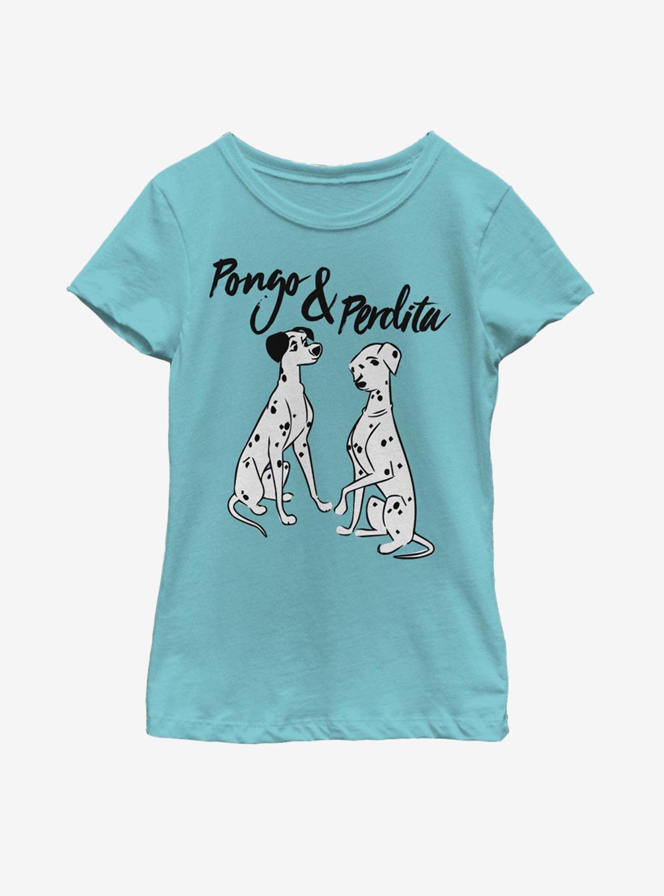 Disney 101 Dalmatians Pongo & Perdita Youth Girls T-Shirt, , hi-res