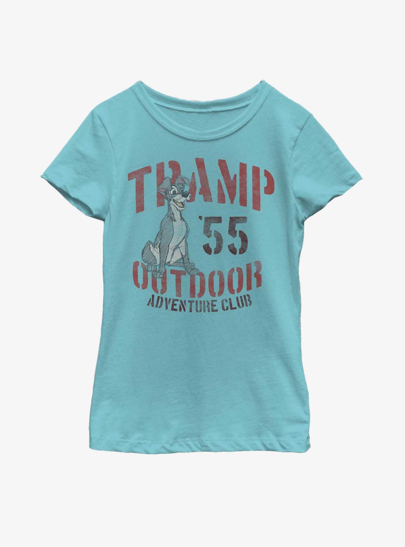Disney Lady And The Tramp Outdoor Tramp Youth Girls T-Shirt, , hi-res