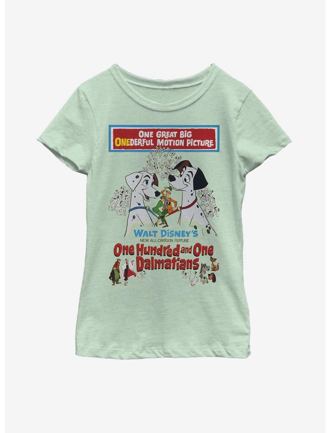 Disney 101 Dalmatians Vintage Poster Youth Girls T-Shirt, MINT, hi-res