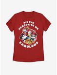 Disney Mickey Mouse Fabulous Holiday Womens T-Shirt, RED, hi-res