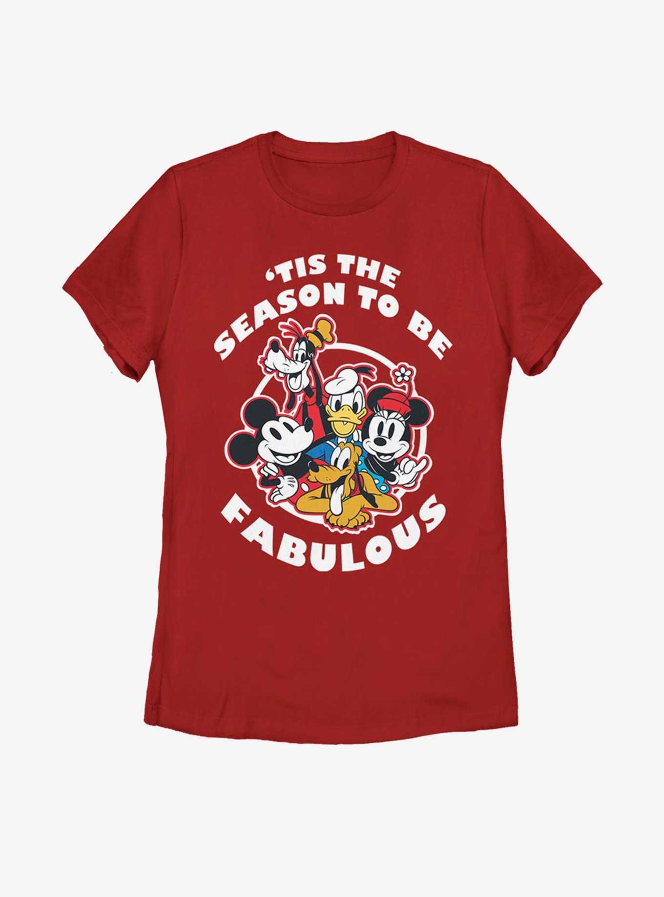 Disney Mickey Mouse Fabulous Holiday Womens T-Shirt, , hi-res
