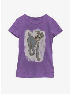 Disney Lady And The Tramp Chalk Tramp Youth Girls T-Shirt, , hi-res