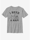 Disney 101 Dalmatians Need A Nap Youth T-Shirt, ATH HTR, hi-res