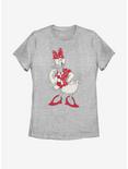 Disney Mickey Mouse Snowflaked Daisy Womens T-Shirt, ATH HTR, hi-res