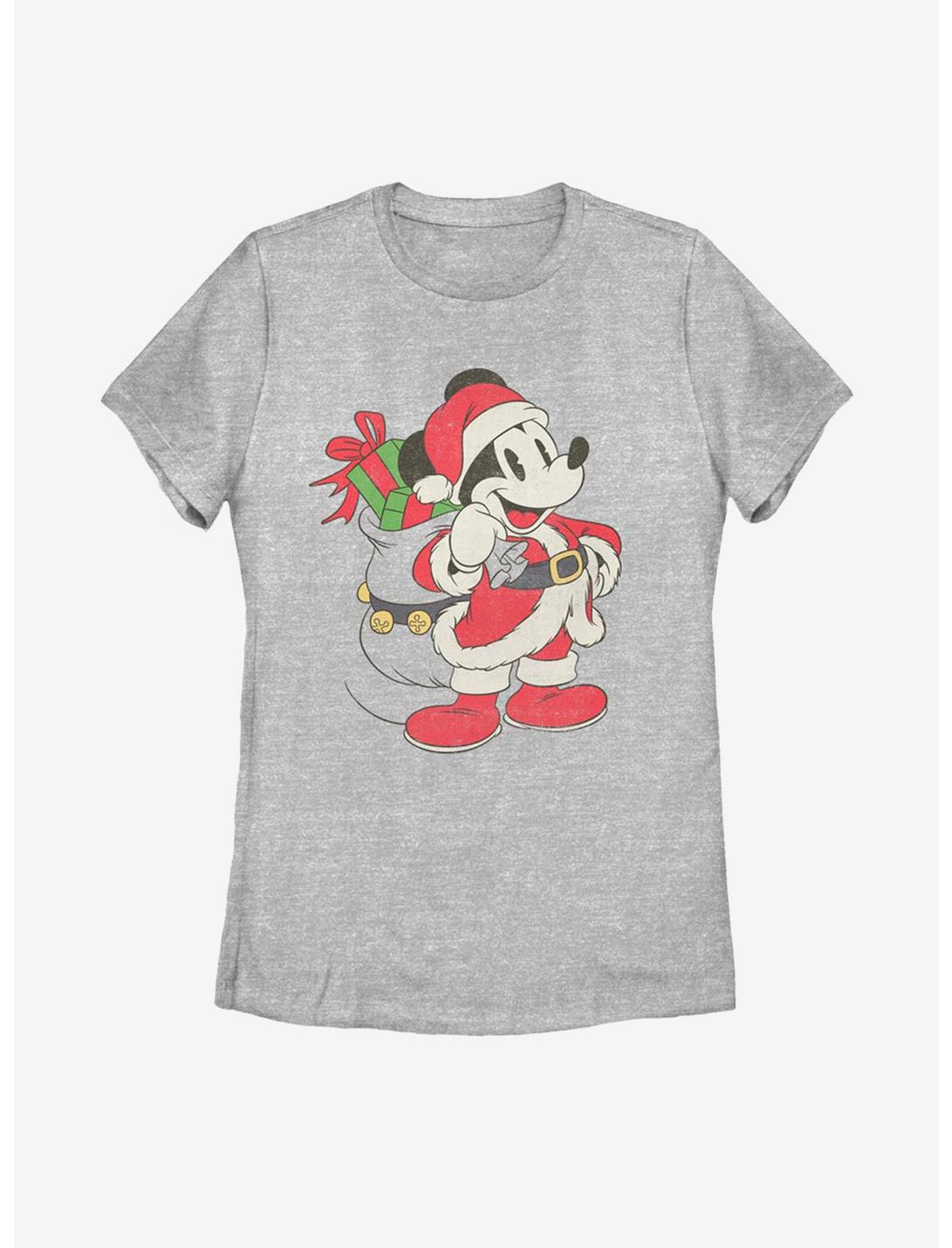 Disney Mickey Mouse Just Santa Mickey Womens T-Shirt, ATH HTR, hi-res