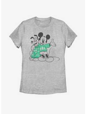 Disney Mickey Mouse Christmas Pattern Pals Womens T-Shirt, , hi-res
