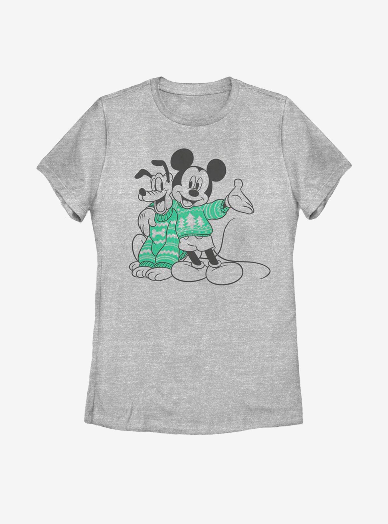 Disney Mickey Mouse Christmas Pattern Pals Womens T-Shirt, , hi-res
